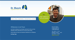 Desktop Screenshot of dr-blanck.de